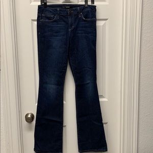 Joes Jeans darkwash skinny bootcut